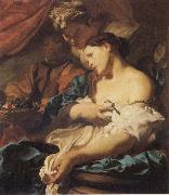 LISS, Johann The Death of Cleopatra Sweden oil painting artist
